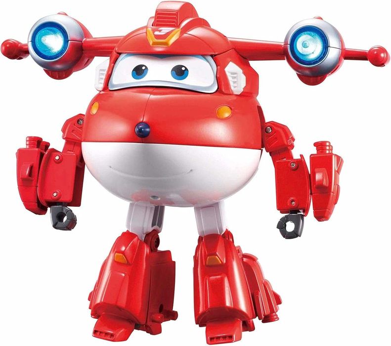 Super Wings Deluxe Jett Джетт свет звук Супер крила крылья великий 15