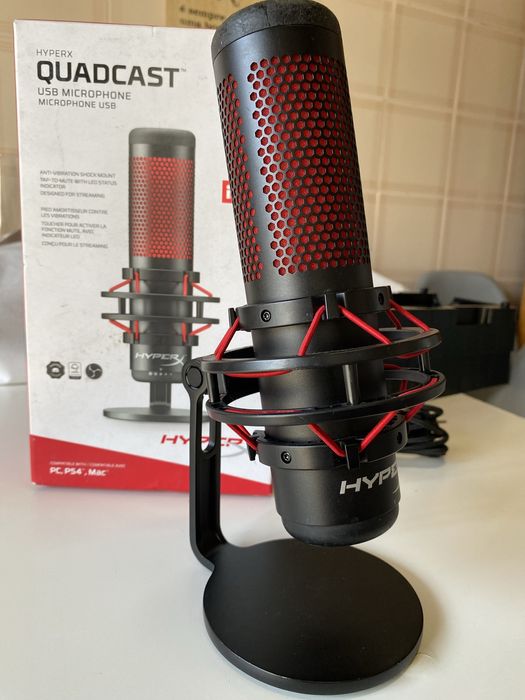 Microfone hyperx quadcast