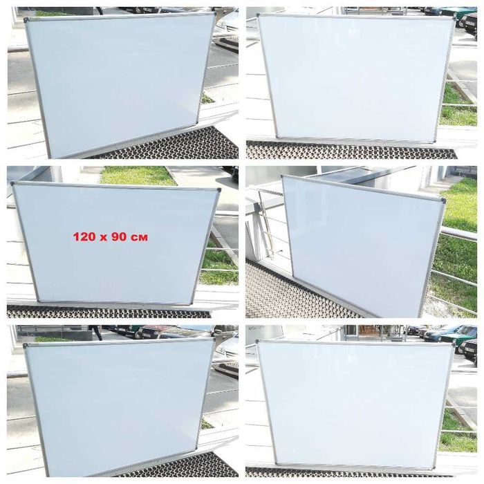 Магнитно-маркерная доска для рисования 120 / 90 см