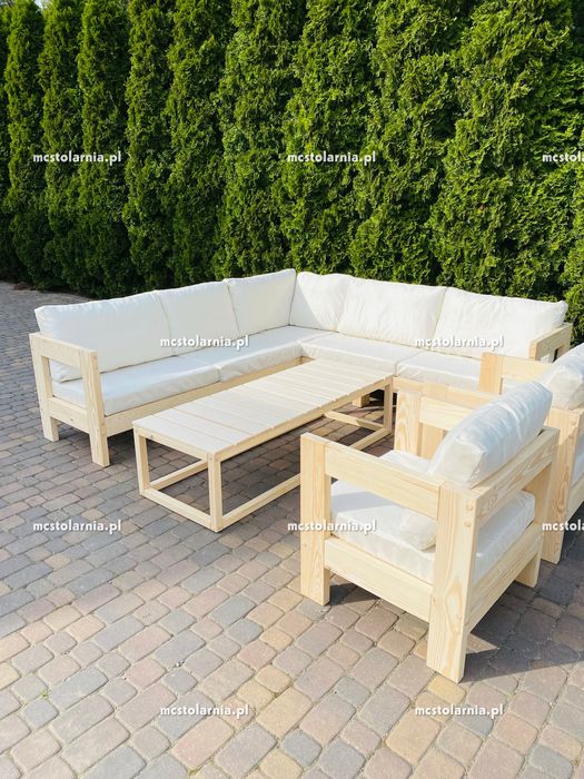 Komplet ogrodowy zestaw mebli ogrodowych hamak ogrodowy poduszki
