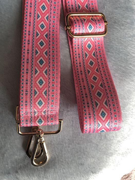 Pasek do torby torebki Design/Boho/Etno, Jasny Róż/Light Pink