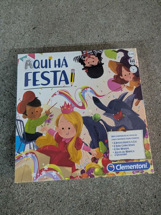 "Aqui Há Festa!" Clementoni – NOVO / SELADO (Ideal para Oferecer)