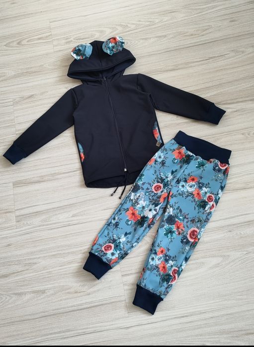 Komplet dla dziewczynki HandMade. Softshell
