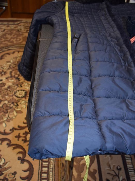 Пуховое стильное пальто не тяжолое