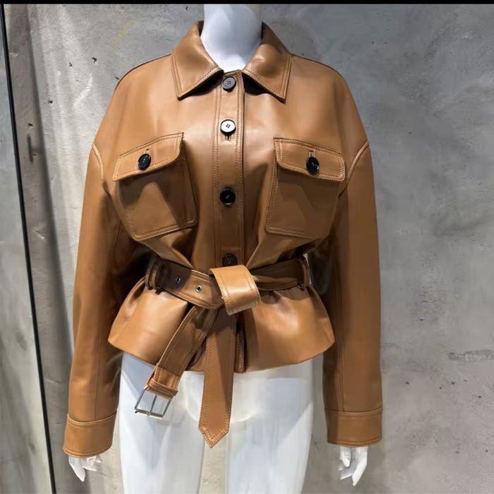 Kontantto kurtka skora naturalna nowosc xs-2xl