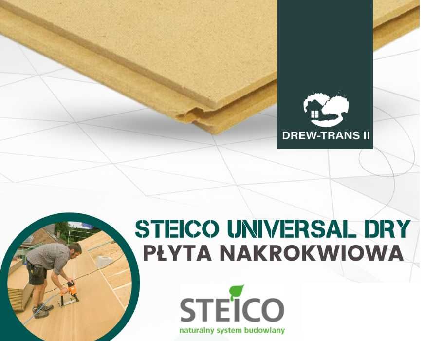 Izolacyjna płyta podpokryciowa, nakrokwiowa - STEICO universal dry