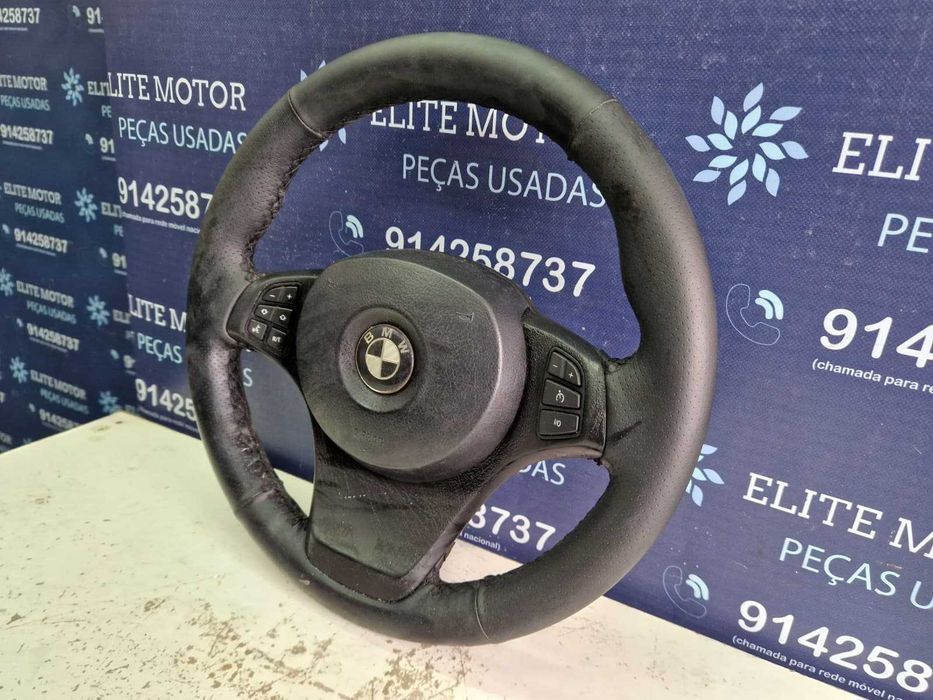 Volante usado pele com airbag BMW X5 E53 LCI