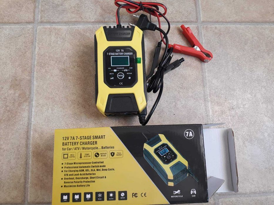 зарядное устройство автоматическое Foxsur 7А