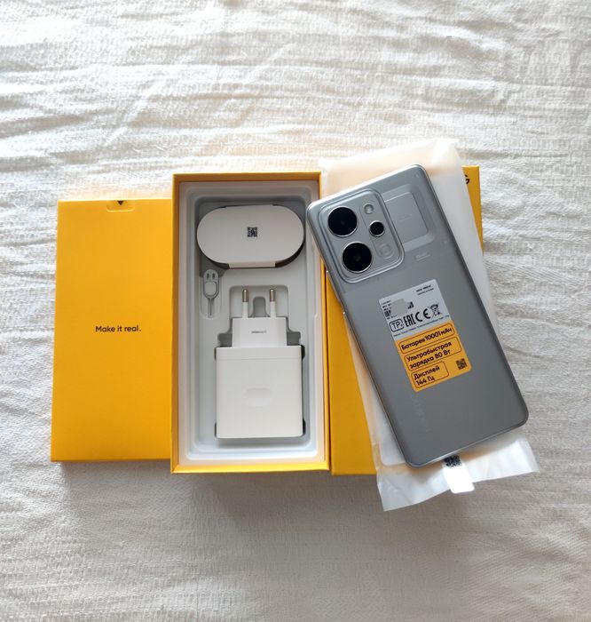 Новый! 12/256gb Смартфон Realme P4 Power Silver 5G Global Version. Батарея 10001мАч