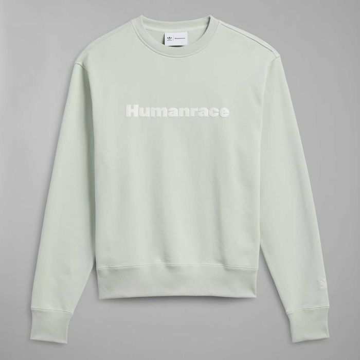 Stylowa Bluza Crewneck adidas Humanrace Miętowa r. XL