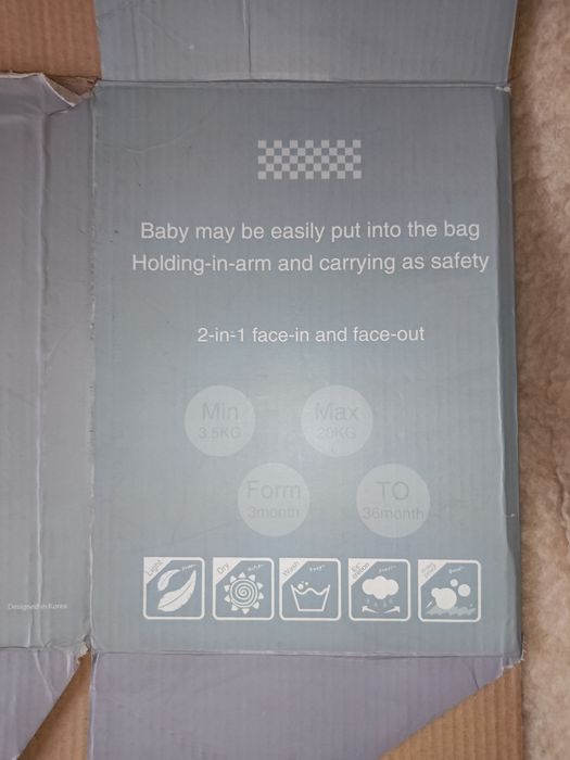 Hip Seat Carrier L.Belly Baby nosidełko ergonomiczne 4w1