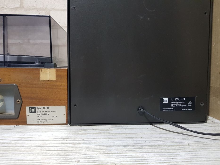 Вініловий програвач/підсилювач Dual HS 11 б/у з Німеччини
