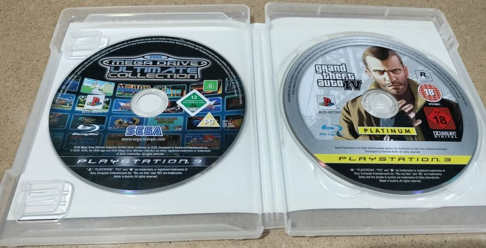 Jogos ps3 (gtaIV e o ultimate colletion)
