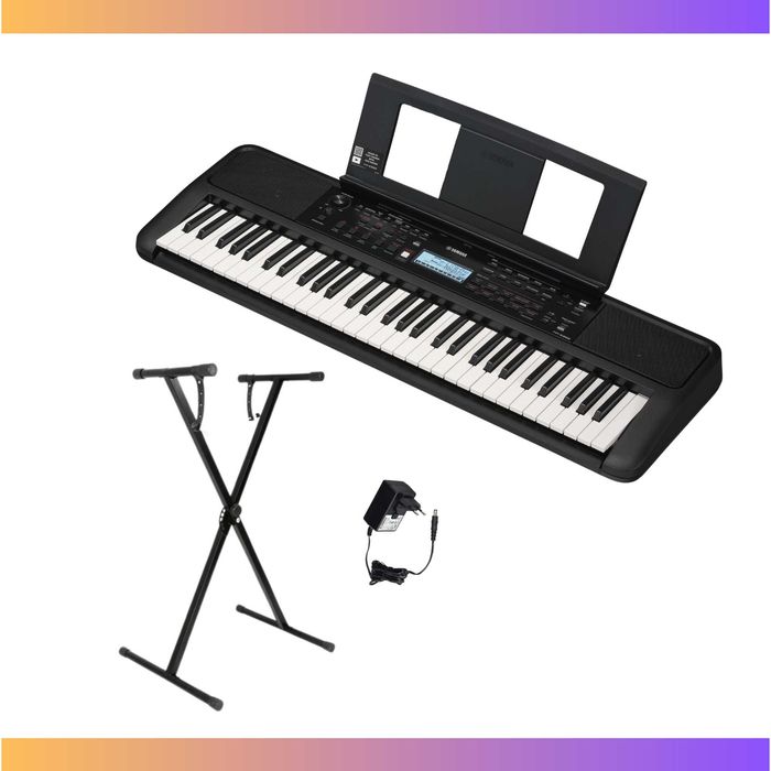 Keyboard YAMAHA PSR-E383 + statyw / NOWY / PSR E383 / PSR E-383