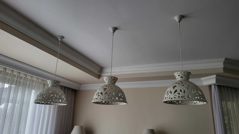 Lampy ceramiczne komplet