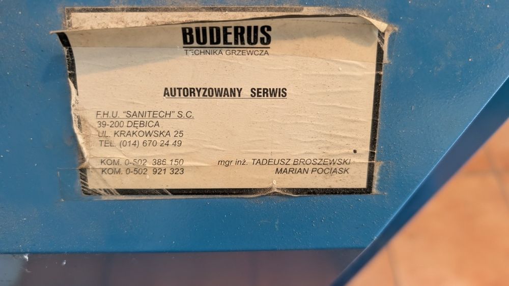 Piec gazowy Buderus Logano G124