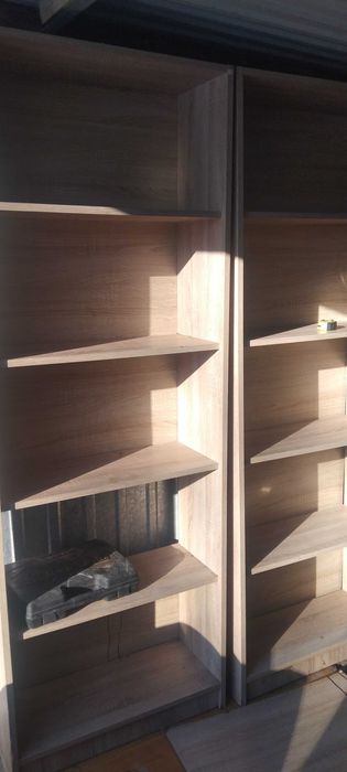 Szafka sklepowe i regał drewniany sklepowy