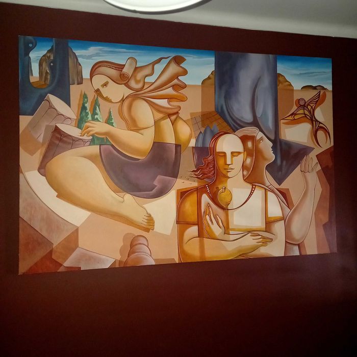 Quadro pintado a óleo. Pintado por Jayr Peny