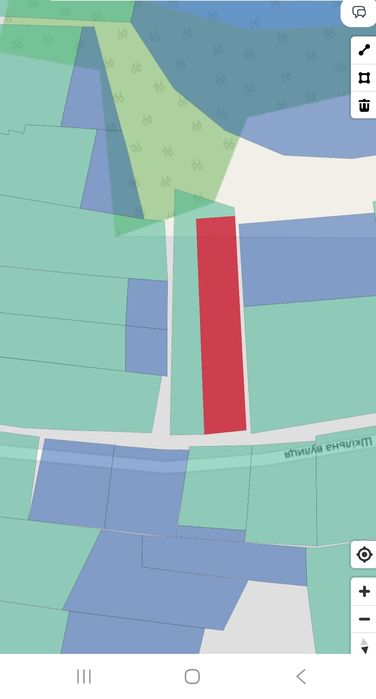 Продаж ділянки ОСГ  в центрі села Рожни