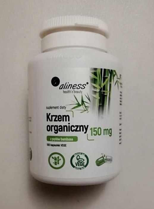 Aliness Krzem organiczny z pędów bambusa 150 mg Vege caps