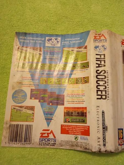 Capa FIFA Soccer Megadrive