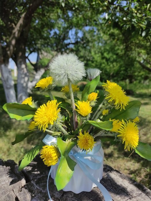 Подарункові Кульбаби з фоамірану