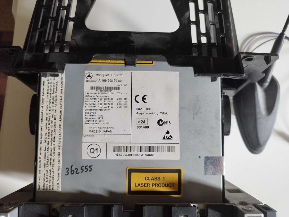 Radio samochodowe Mercedes