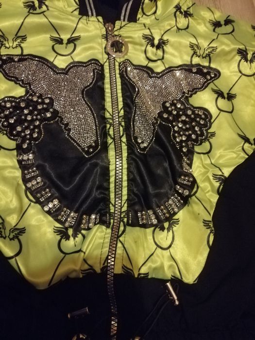 Dres czarno-limonkowy TATU 42