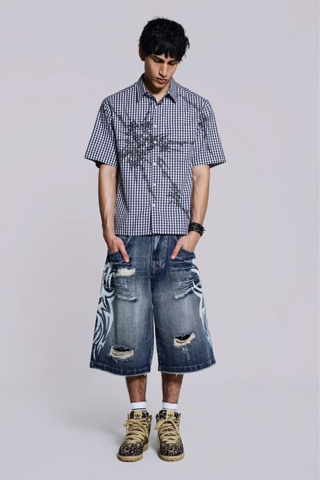 Shorts Jaded London Light Wash Blade 26-36 Colossus Jorts: 2 399