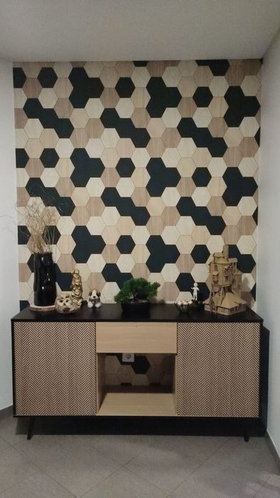 Aplicação de papel parede