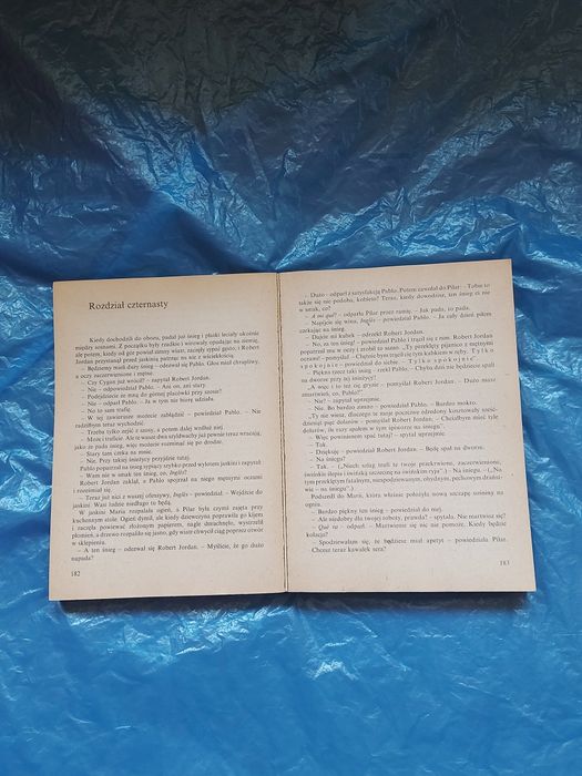 Książka Komu bije dzwon 1987rok