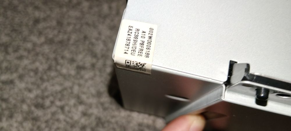 Napęd DVD do Nagrywarki DVD/VHS LG RC389H HDMI i podobnych modeli (błąd HALLO)