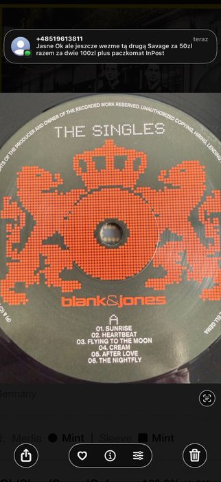 Blank Jones - The Singles - 2 Czarne Vinyl LP
