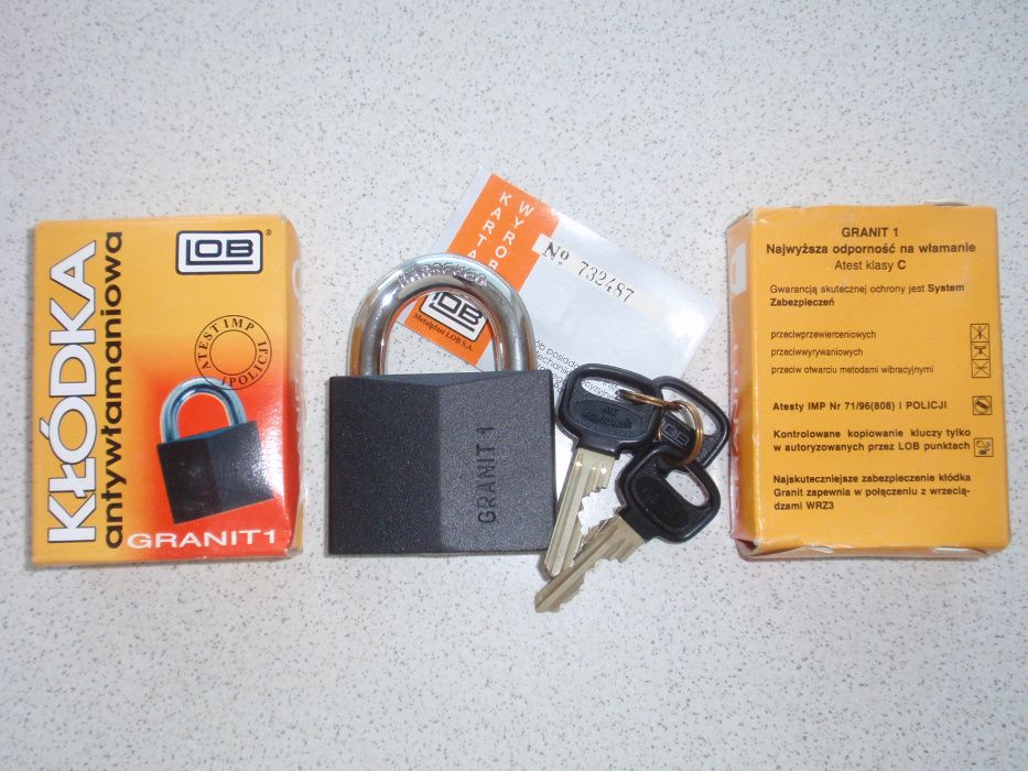Kłódka gerda granit