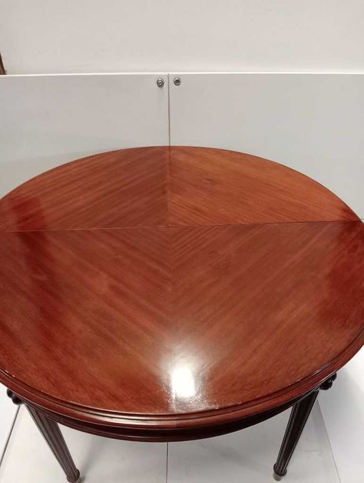 Mesa de jantar em madeira King designer Francês de Luís XVl