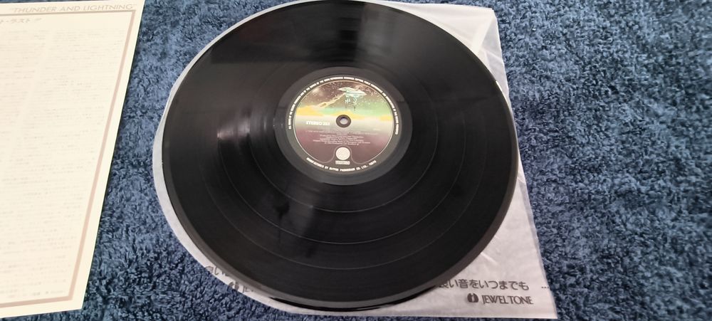 Thin Lizzy, Thunder And Lightning,LP, edição Japão