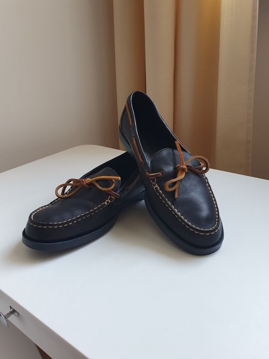 Нові шкіряні туфлі мокасини лофери  топсайдери Timberland Hand Sewn