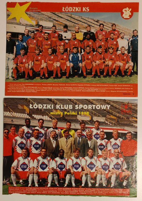 Plakaty Łódzkiego Klubu Sportowego