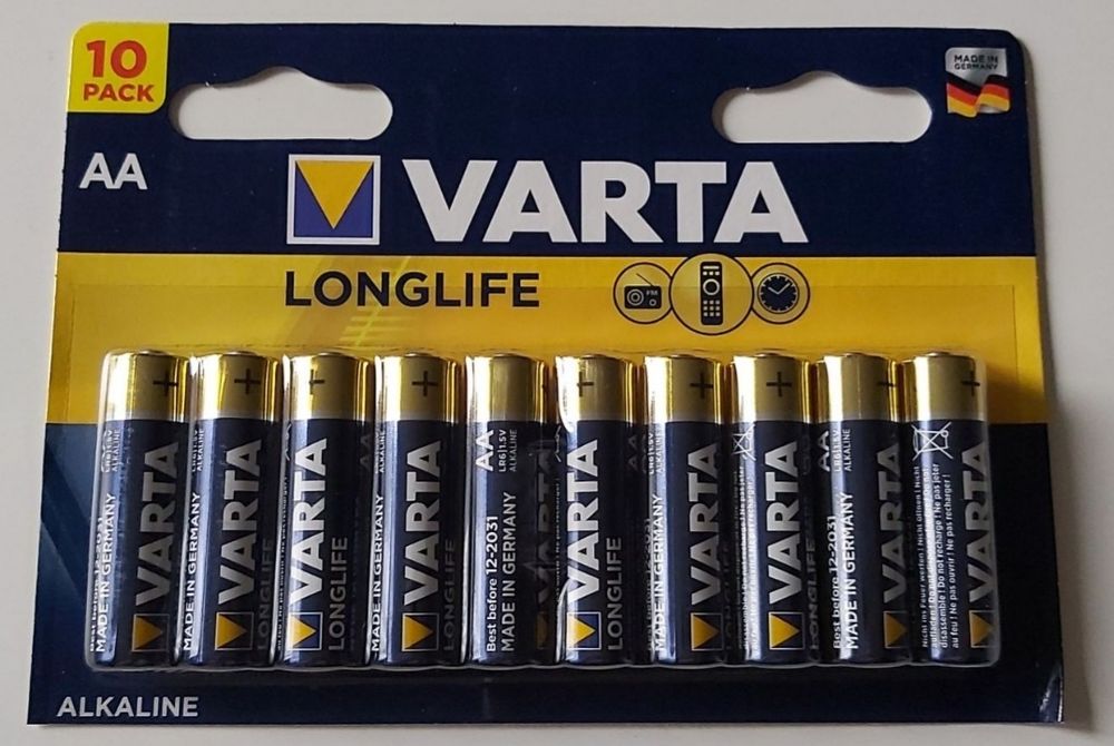 VARTA LONGLIFE baterie alkaliczne AA 30 szt