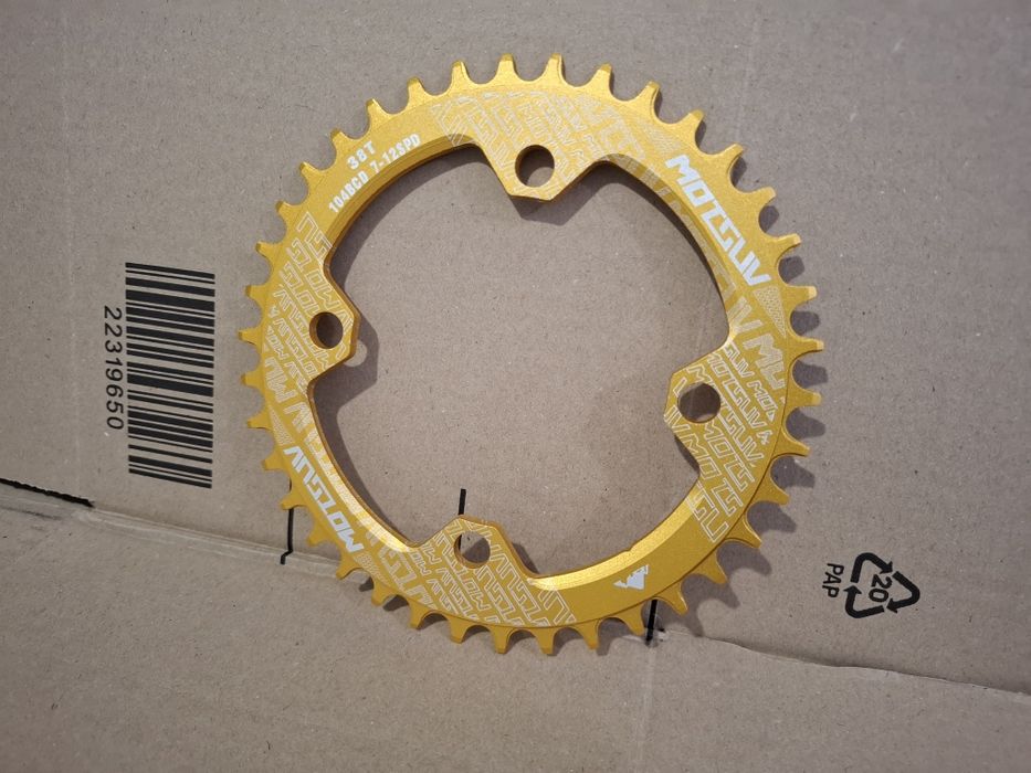 ВЕЛОсипедная звезда неспадайка Narrow Wide 36; 38; 42; 46Т; BCD: 104мм