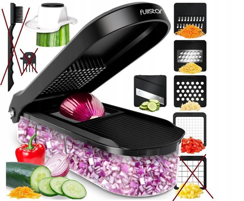 Krajalnica Mandolinowa Fullstar Do Kuchni - Siekaczka 6W1 Używany