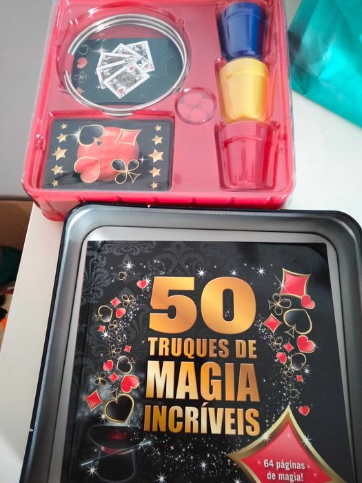 50 Truques de Magia - caixa metálica