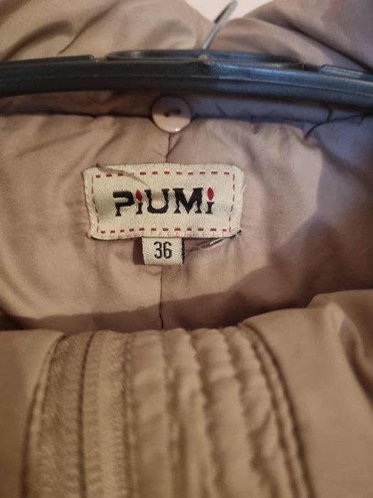 Beżowa kurtka puchowa