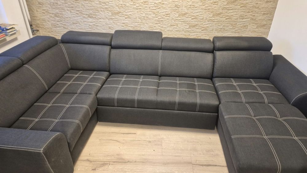 Narożnik rogówka z funkcją spania.
