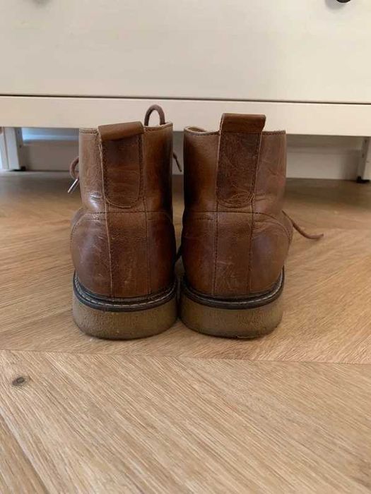 Trzewiki skórzane ZIGN chukka r.44 Made in Portugal