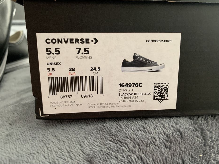 Converse skórzane