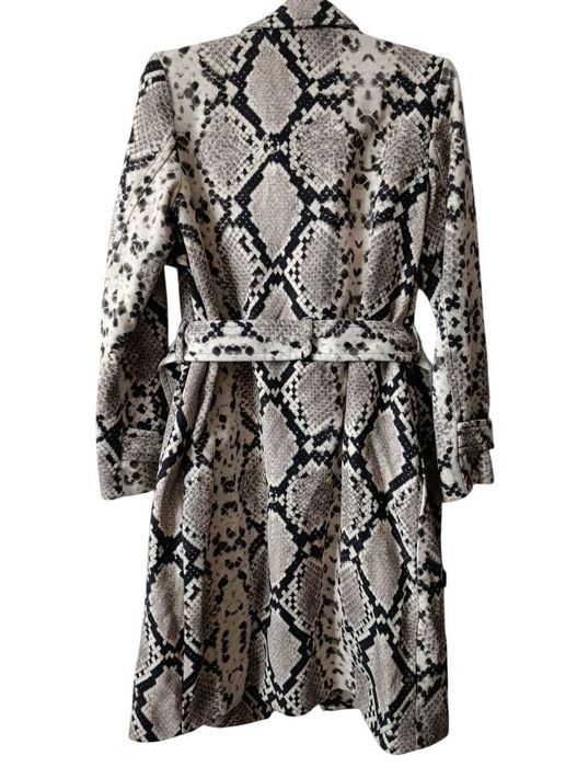 Жіночий тренч (плащ) mango з анімалістичним принтом р-р xs