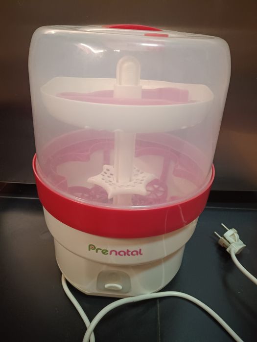 Esterilizador (bottle Sterilizer) de Biberões elétrico a Vapor, Prénatal -6 Biberões, caixa original