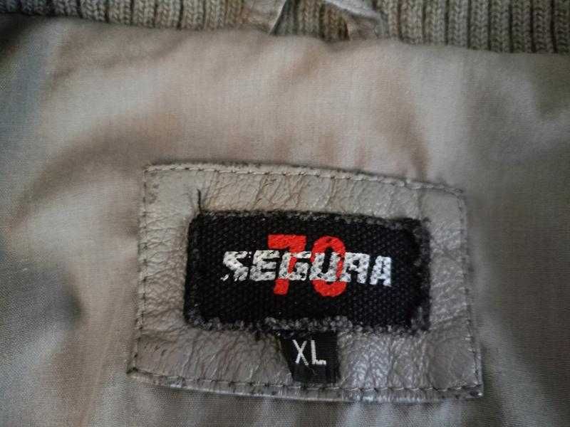 Шкіряна куртка бомбер французького бренду SEGURA 70, XL