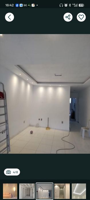 Sou pintor profissional com experiência em pintura, estuque e barramento, garantindo um acabamento